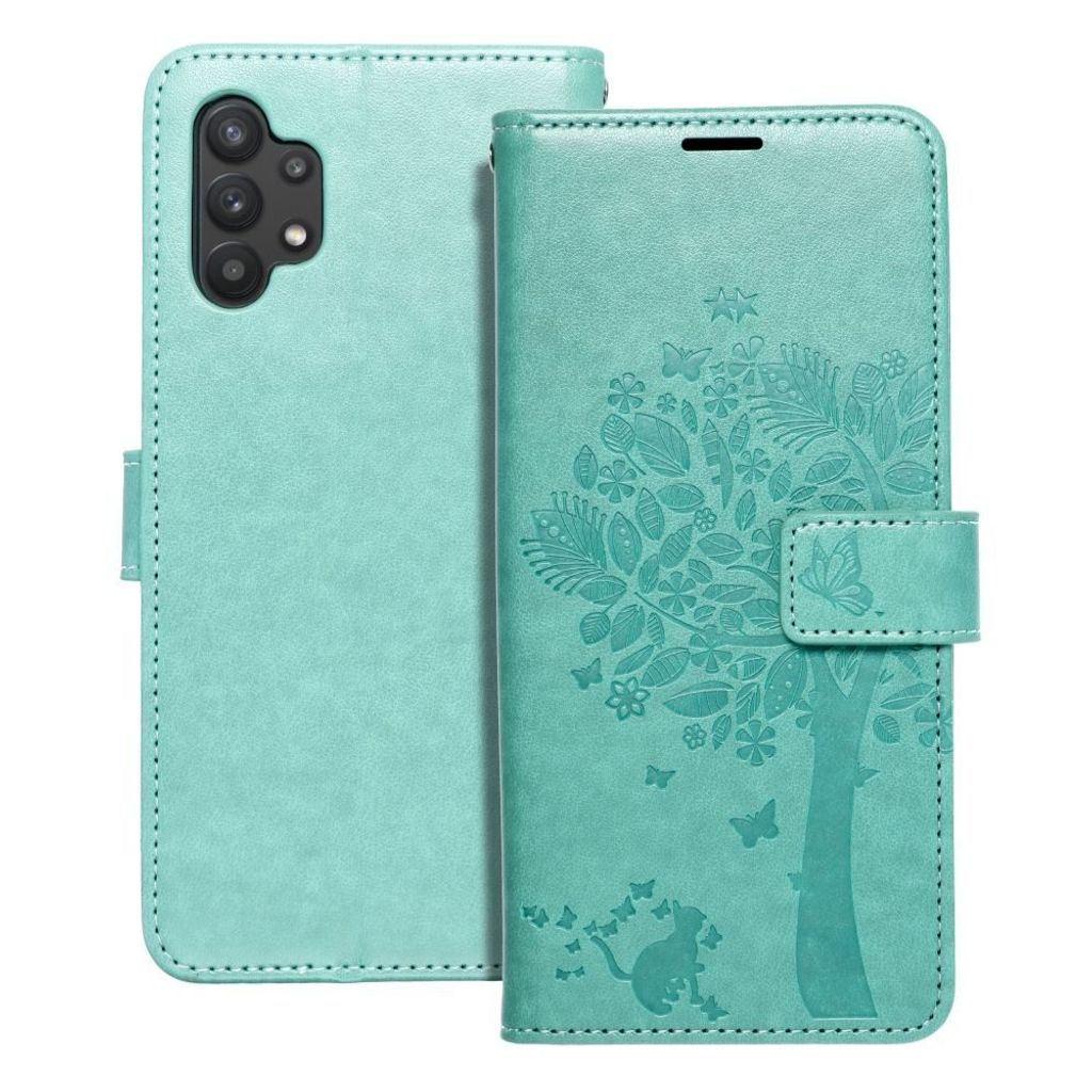 MEZZO Book Case passend für SAMSUNG A32 5G Baum grün