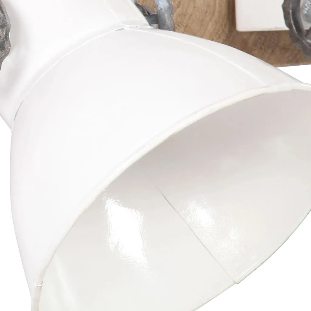 Lampe murale industrielle blanche 90 cm culot E27 éclairage intérieur - 5