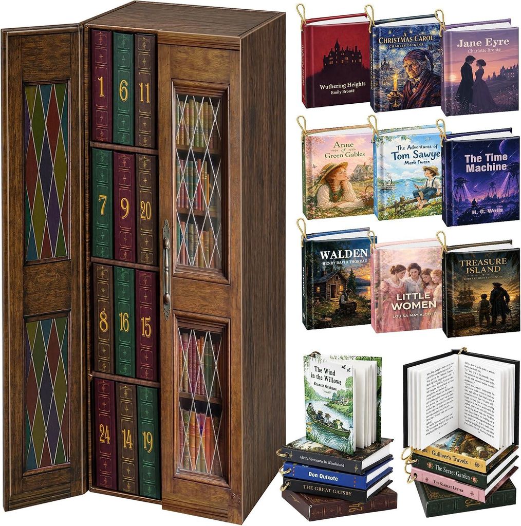 Adventskalender 2026 für Bücherliebhaber, Produktbild 