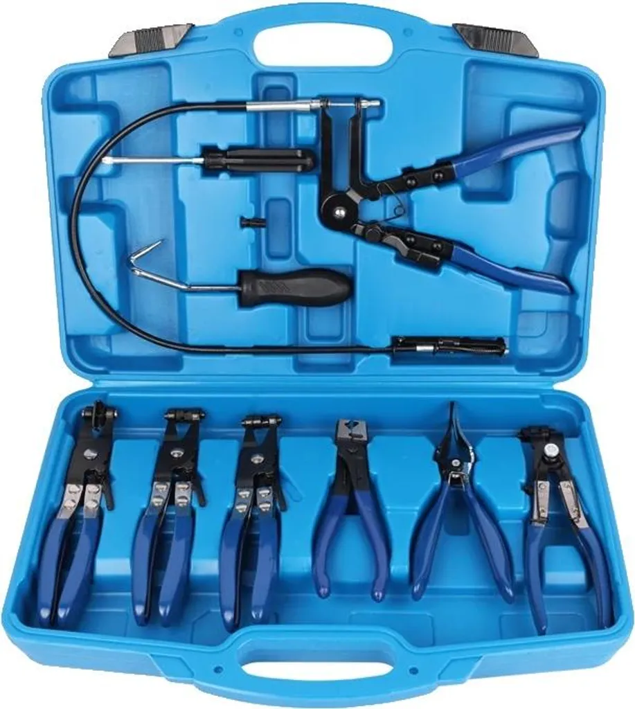 Kit 9 Pinze Professionali per Fascette Auto - Acciaio HCS 14 Pollici