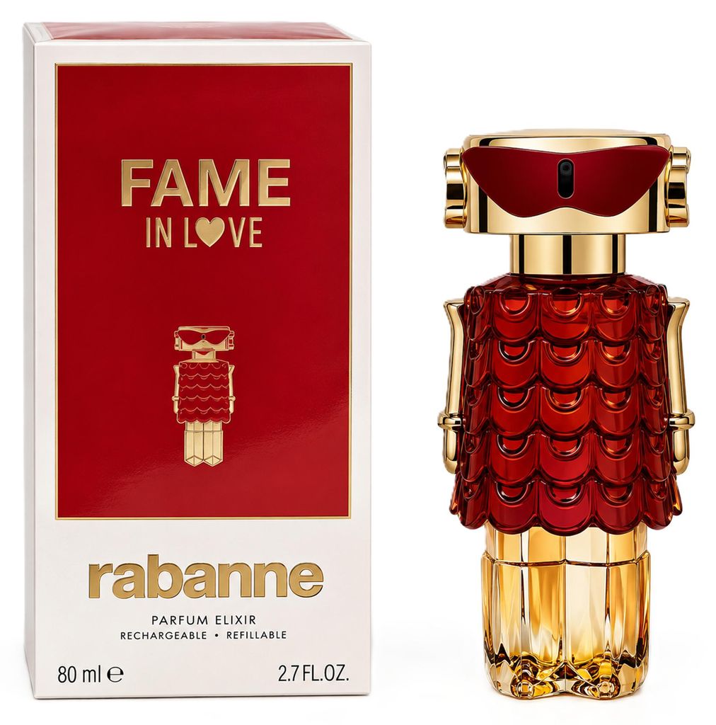 Rabanne Fame In Love Parfum Elixir, Donna, 80 ml, Flacone Immagine del prodotto 