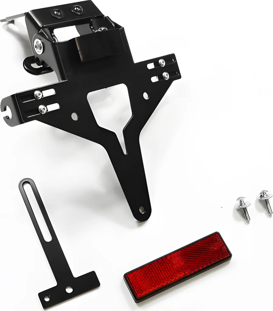 Supporto Targa Zieger Aprilia Shiver 750 2007-16 | Inox Nero