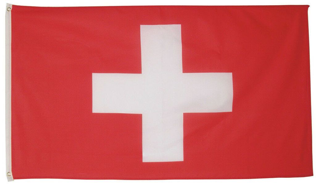 MFH Fahne Schweiz Polyester Gr. 90 x 150 cm Flagge Produktbild 