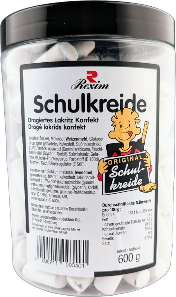 Rexim Schulkreide 600g Dose Produktbild 