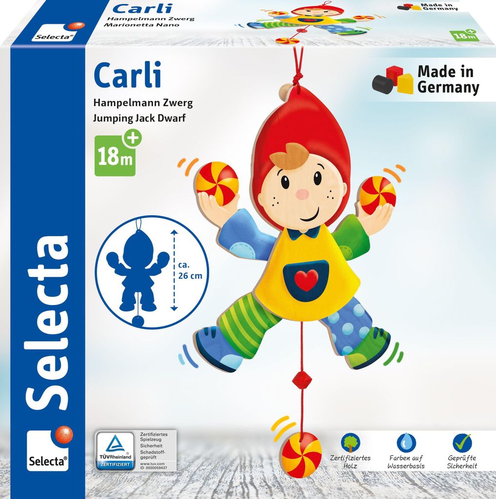 Carli, Hampelmann, 27 cm Produktbild 