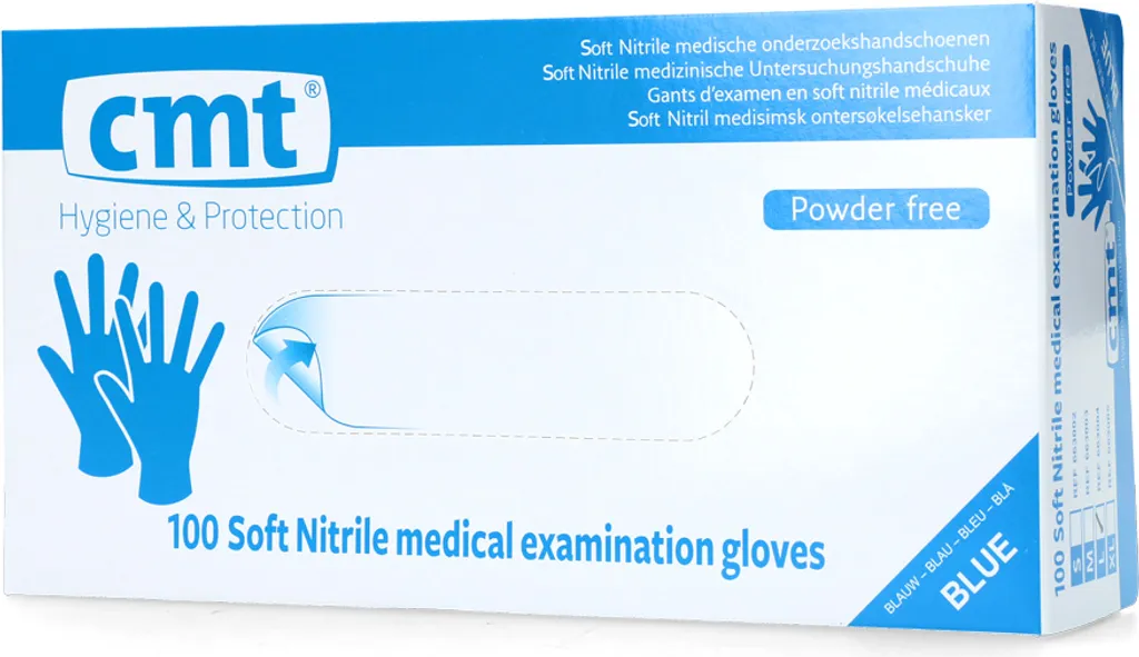 Stock Guanti Mungitura Nitrile 44 cm L | Spessi e Resistenti 100 pz