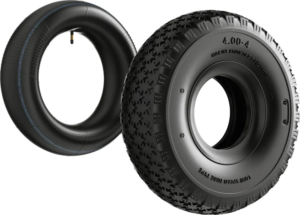 Offerta Pneumatico 11x4.00-4 Wiltec 4PR - Ruota Completa Tosaerba - 1