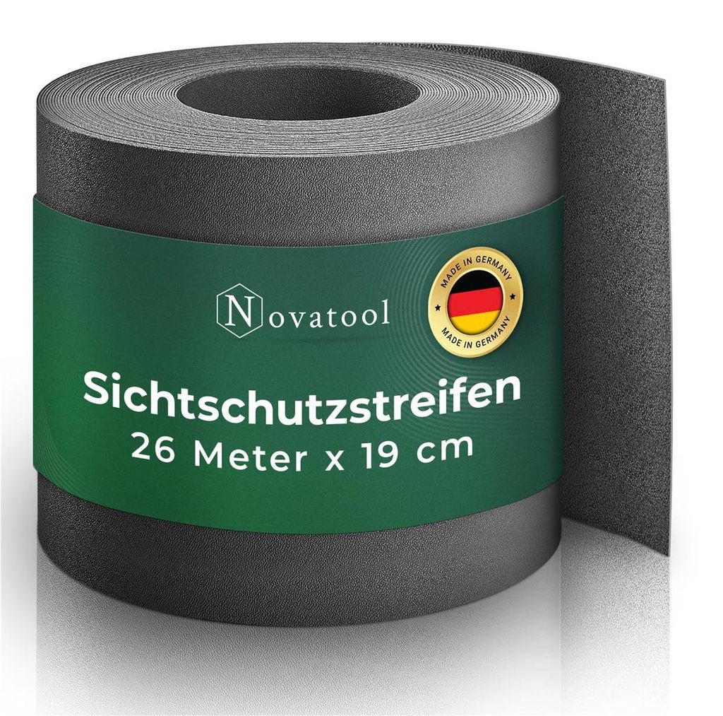Novatool PREMIUM PP, 26 meter rol, privacystroken voor Productafbeelding 