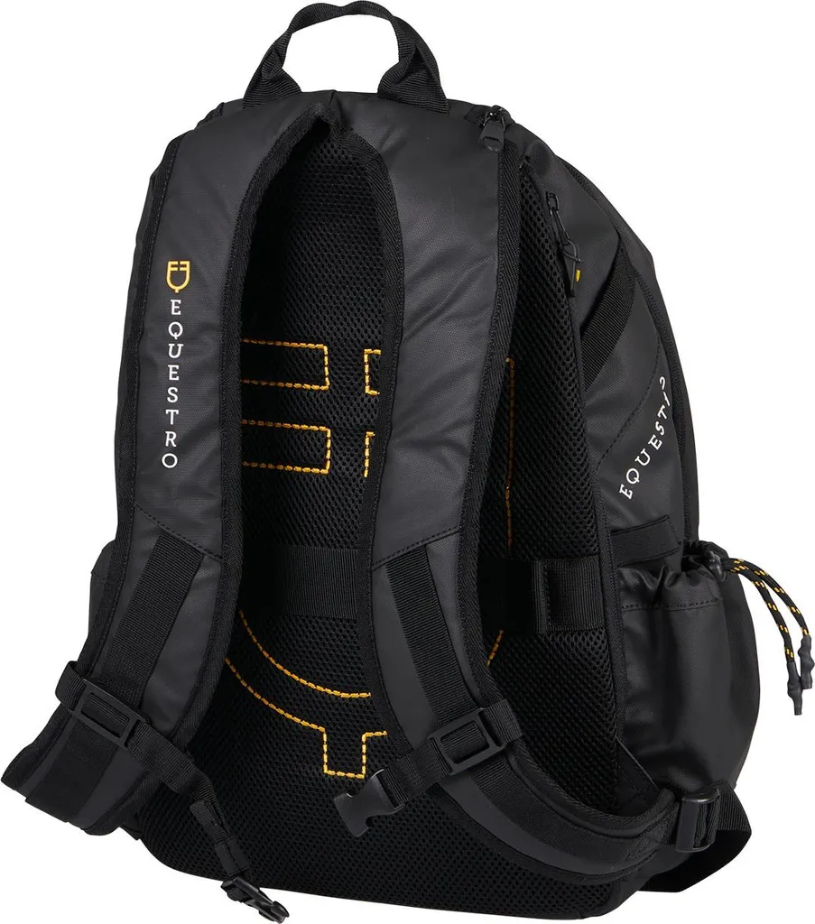 Sac à dos Equestro noir à compartiments multiples haute performance