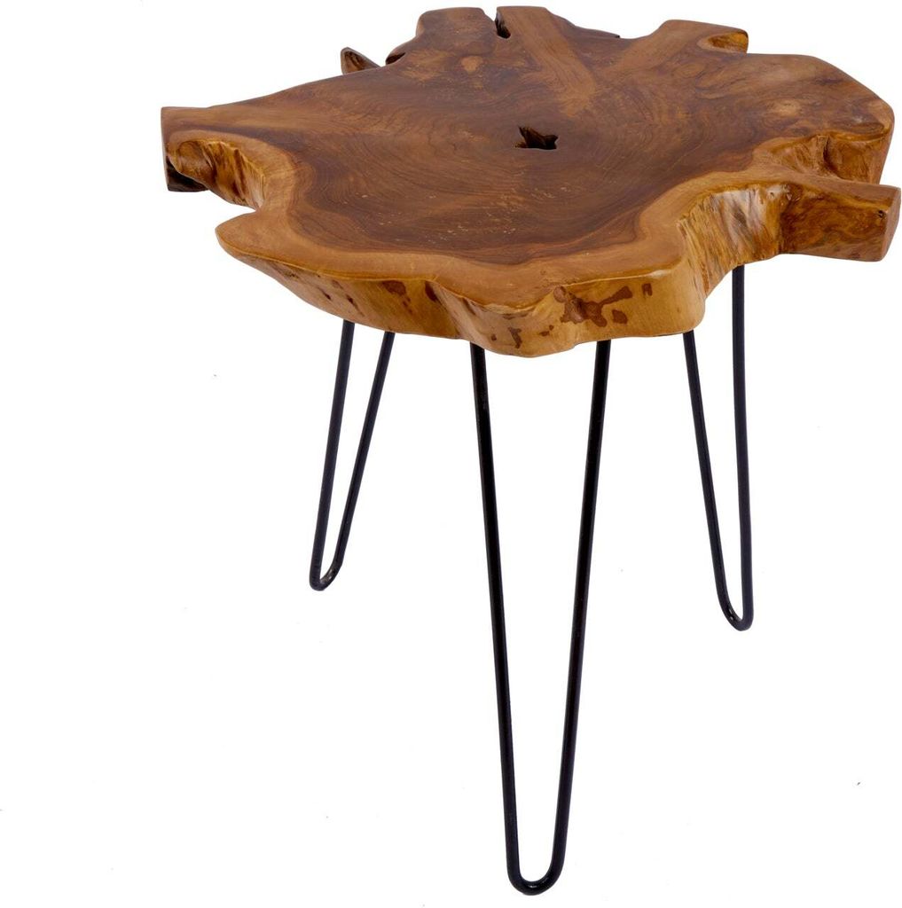 Beistelltisch 50cm Holz Design Tisch Modern Wohnzimmer JETZT KAUFEN