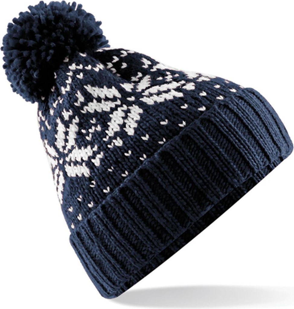 Beechfield B456 | Fair Isle Snowstar Beanie - Farbe: French Produktbild 