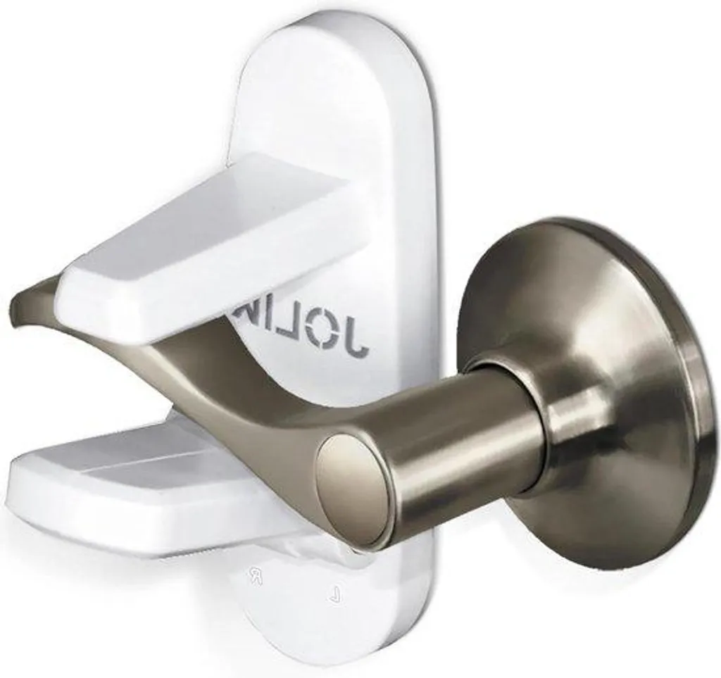 Bloque-porte de sécurité enfant blanc universel pour toutes les portes