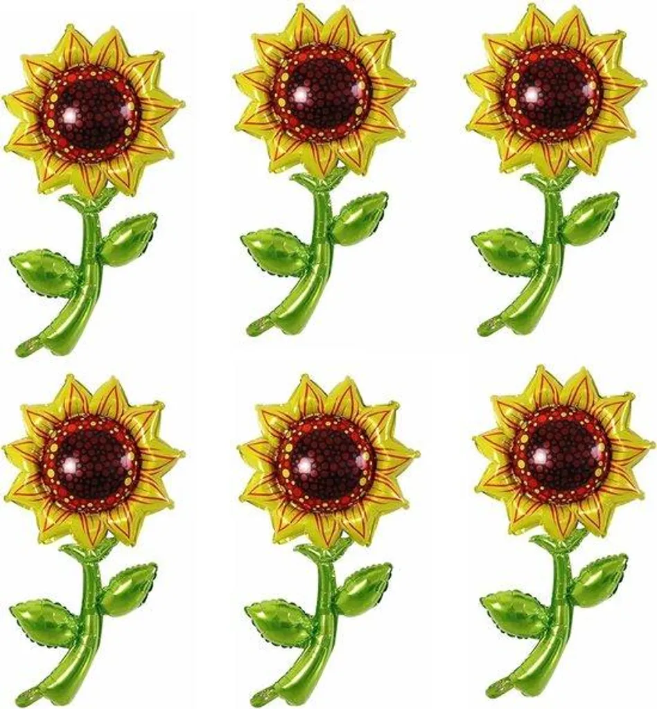 Ballon Tournesol 91cm Déco de Mariage - Ambiance Champêtre pour Cérémonie