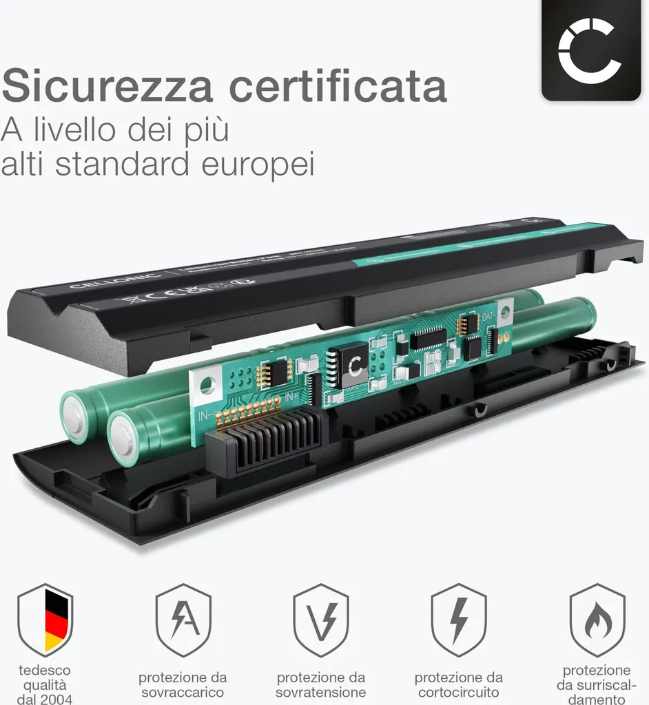 subtel Batteria di ricambio per Dell Studio 1745 / Studio 1749 6600mAh laptop battery U164P per pc portatile notebook - 4