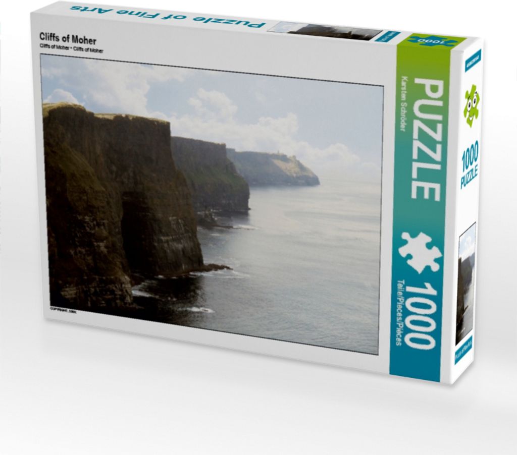 Calvendo Cliffs of Moher 1000 Teile Puzzle quer 640x480mm, Schröder Karsten; 7376688