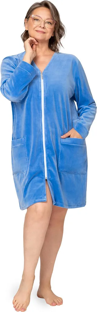 Accappatoio con Cappuccio Kamila III Taglia M - 100% Cotone
