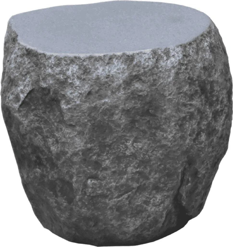 Tabouret Boulder ELEMENTI : Siège robuste résistant aux intempéries