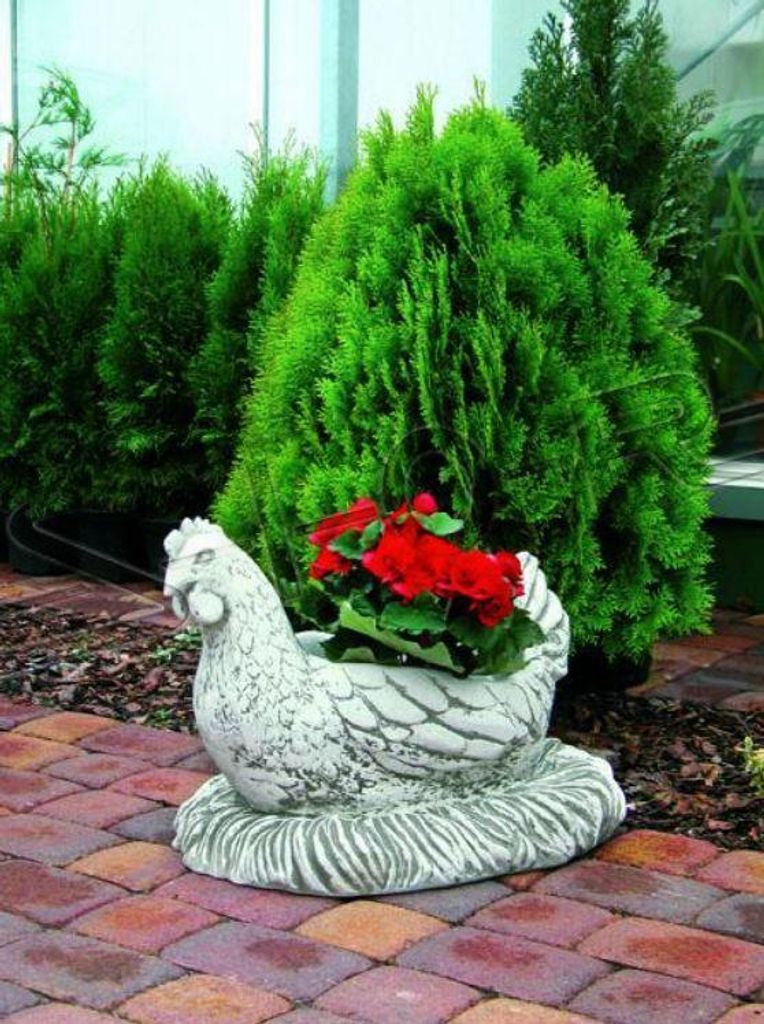 Figur Blumenkübel Pflanz Kübel Dekoration Figur Blumentöpfe Garten Vasen 575