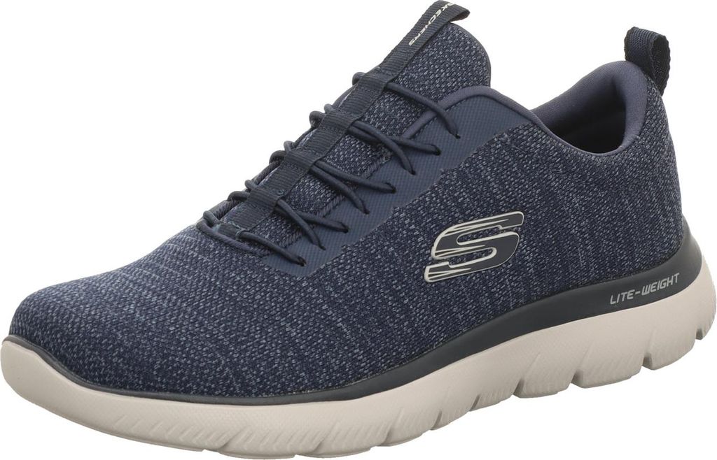 Skechers Herren-Sneaker-Slipper SUMMITS - SORENZ Blau-Grau, Farbe:blau, EU Größe:481/2