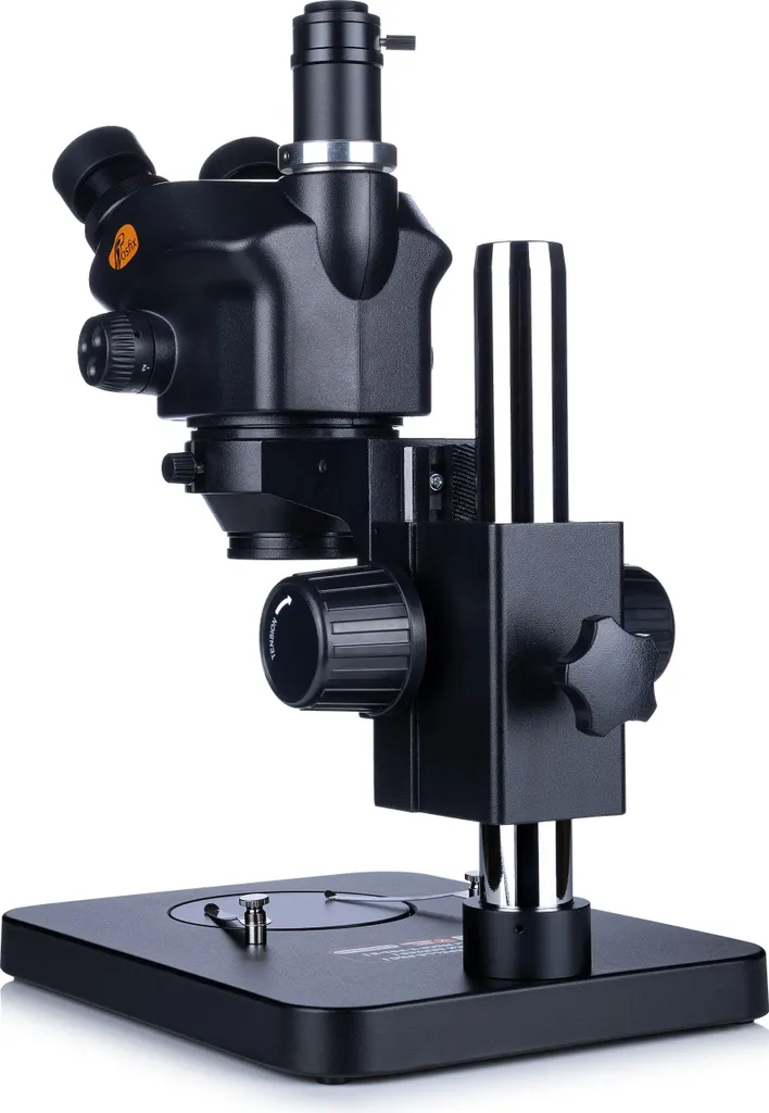 Microscope Trinoculaire Stéréoscopique Rosfix pour Électronique et Labo 7-45x - 5