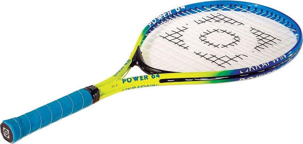 Krafwin Power 64 Junior-tennisschläger Gelb,Blau Gelb,Blau One Size
