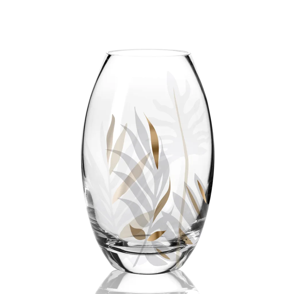 Idea Regalo Lusso: Vaso Goebel Lea Vetro e Oro 25 cm - Edizione 2026