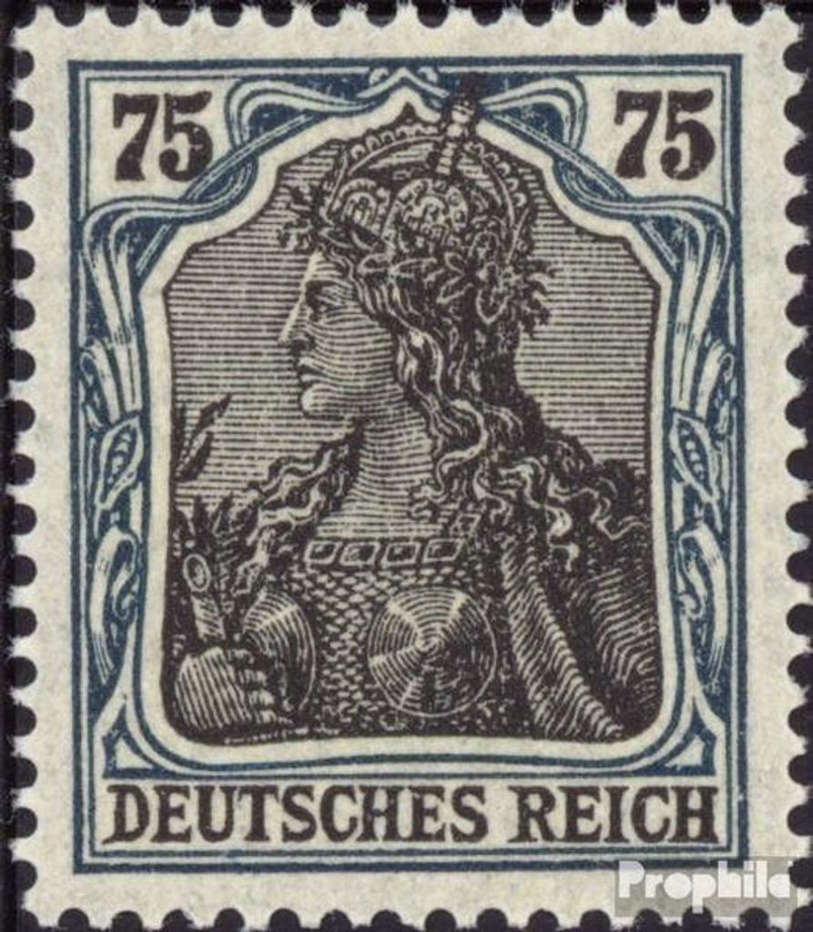 Briefmarken Deutsches Reich 1918 Mi 104 postfrisch Germania