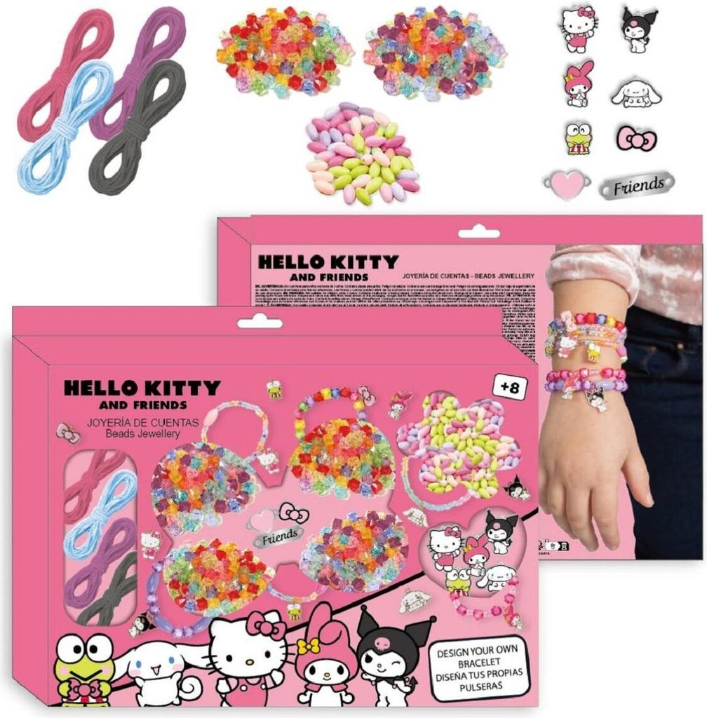 Kit pour créer des bracelets et des colliers Hello Kitty Image du produit 
