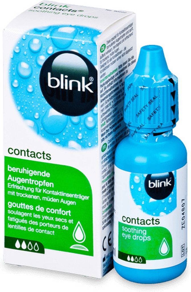 Blink contacts beruhigende Augentropfen 10 ml Produktbild 