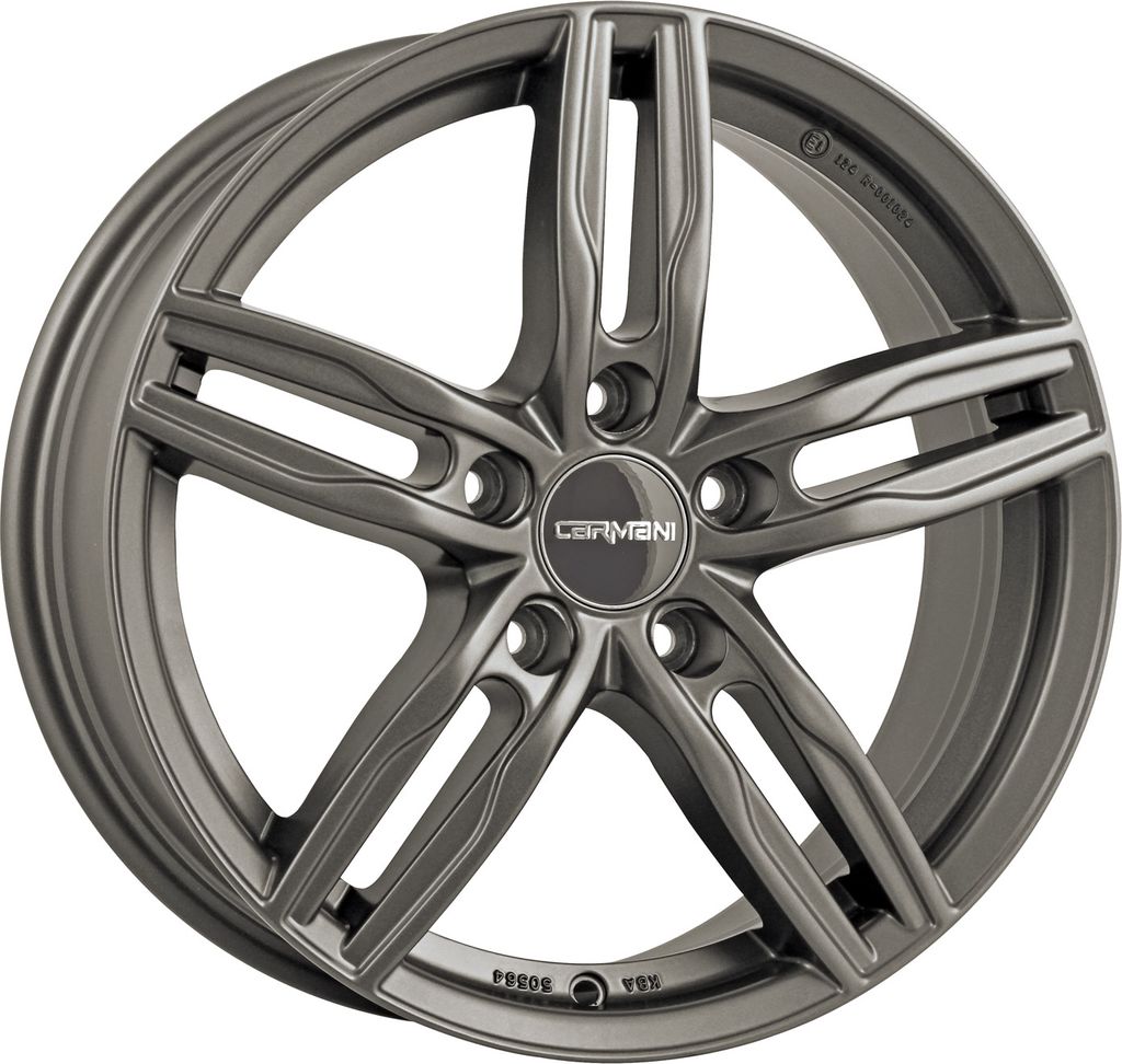 Carmani Felge 14 Paul 7.5 Zollx17 Zoll ET37 5x120 hyper gun Produktbild 