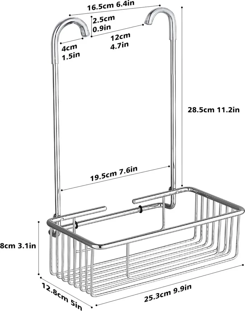 Étagère de douche inox : fini le carrelage percé et les ventouses HS