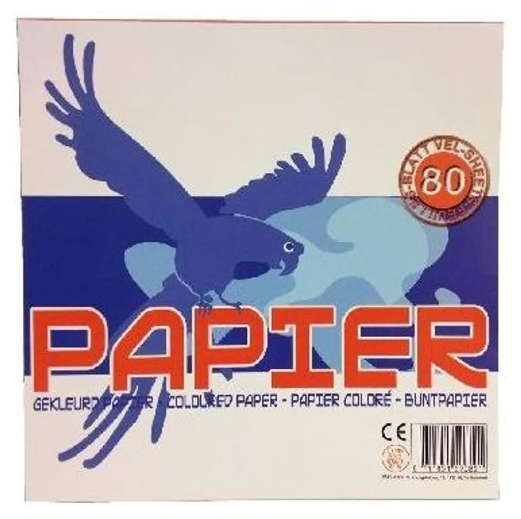 Papier origami et dessin 16x16cm 80 pièces pour loisirs créatifs enfants