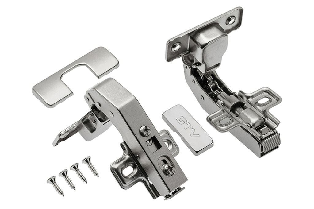 Paralleles Hydraulikscharnier Scharnier Soft Close Türscharniere, 4 Stück