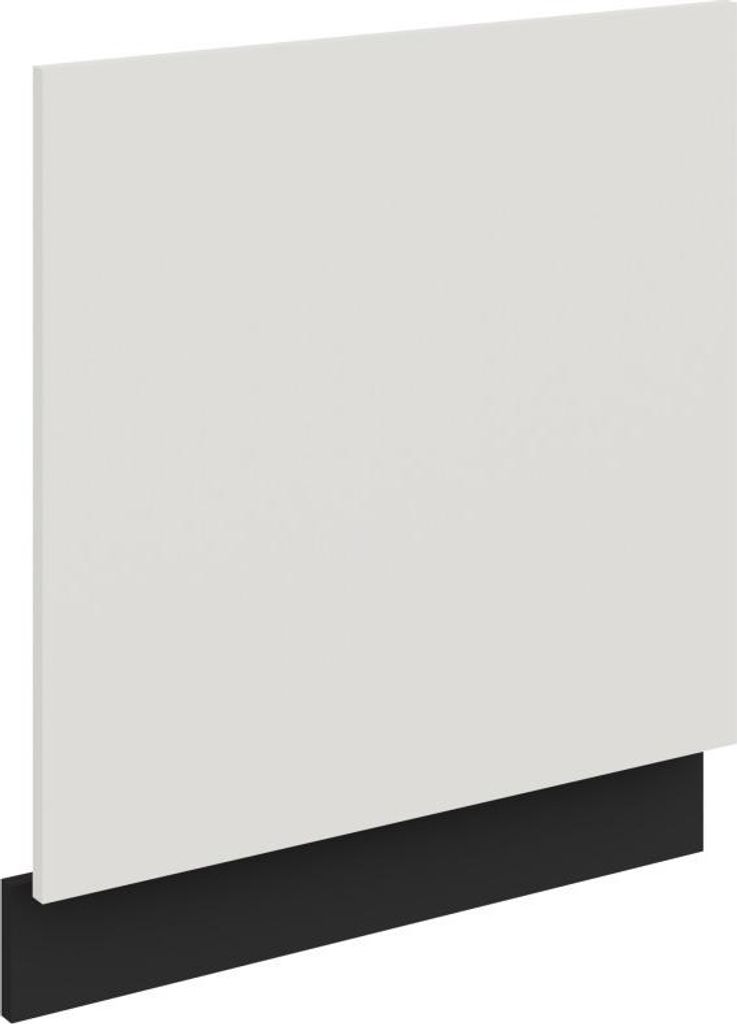 Tür für Einbaugeschirrspüler LUNARA – 60 x 57 cm, weiß/schwarz