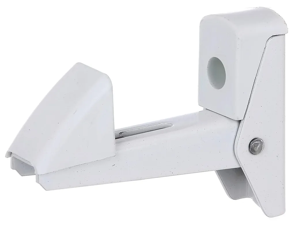 Arrêt de porte automatique en aluminium blanc pour fenêtres et portes