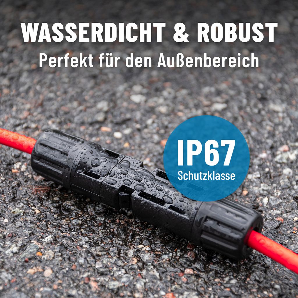 ABSINA 4x MC4 Stecker & Buchse + 2x MC4 Montageschlüssel - Produktbild 3