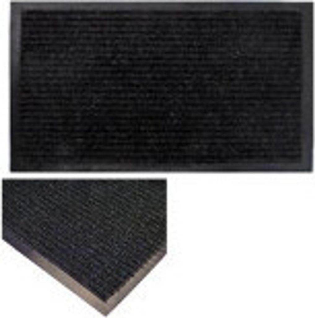 Vstupná čistiaca rohož 80x120 cm čierna Rohožka pred dvere Obrázok produktu