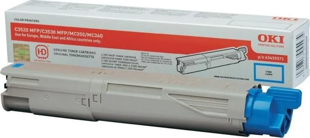 Toner Cyan OKI 43459371 pour C3520 MFP : Impression Pro de Documents - 2