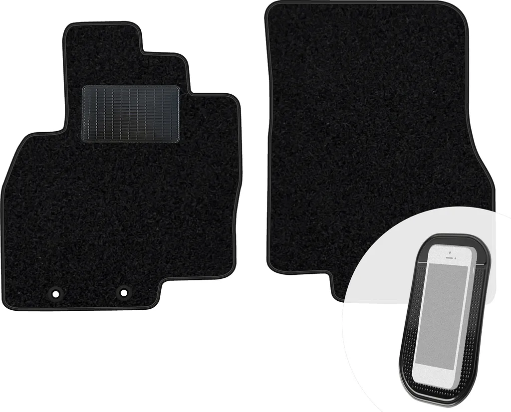 Tappetini Anteriori Mitsubishi Grandis 2003-2011 | Velours Nero Premium