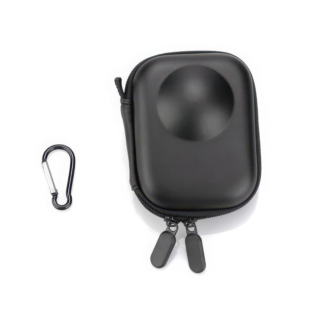 Kamerataschen, Tasche für DJI OSMO 360 Zubehör, Tragetasche für OSMO360 mit Karabiner Kunstleder Wasserdicht, Schwarz