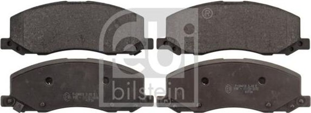 FEBI BILSTEIN 116149 Bremsbelagsatz, Scheibenbremse OE 013237752 kompatibel mit Insignia