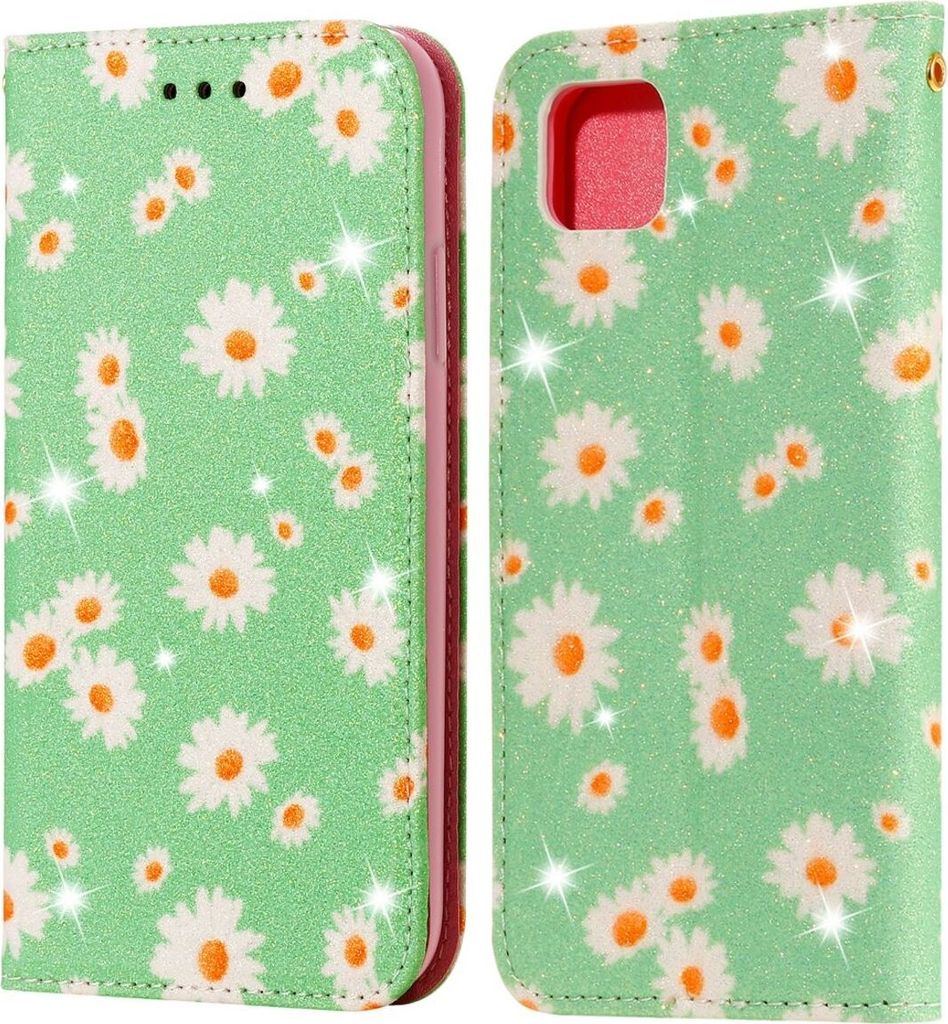 König Design Hülle kompatibel mit Huawei Y5p Kunstleder Handyhülle - Handy Case Grün