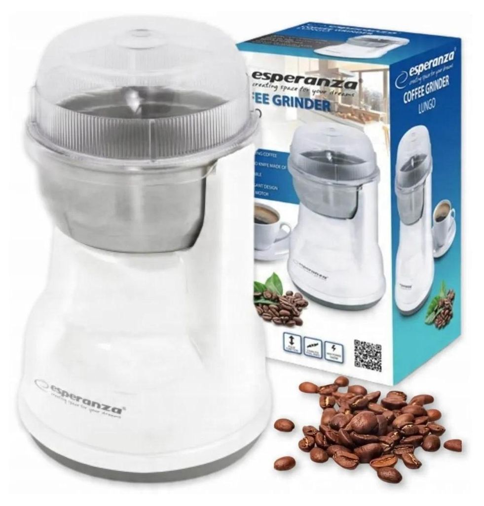 Esperanza EKC002W mlýnek na kávu 160 W Bílý Obrázek produktu 