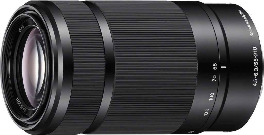 Sony Objektiv E 55-210mm f4,5-6,3 OSS schwarz Produktbild 