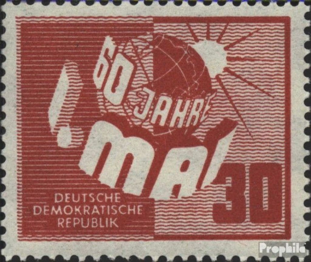 Briefmarken DDR 1950 Mi 250 (kompl.Ausg.) postfrisch 60 Jahre Tag der Arbeit