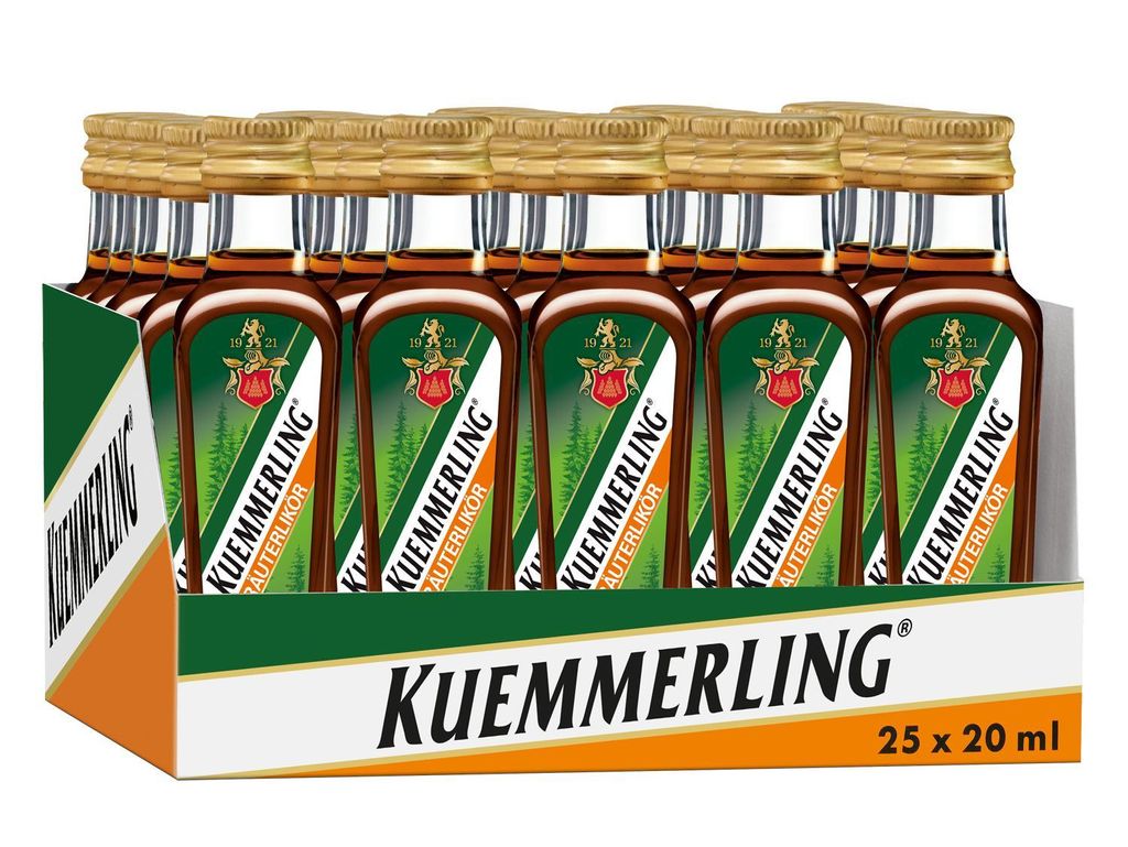 25 x 0,02 l | Kümmerling Kräuterlikör | 35 % vol Produktbild 