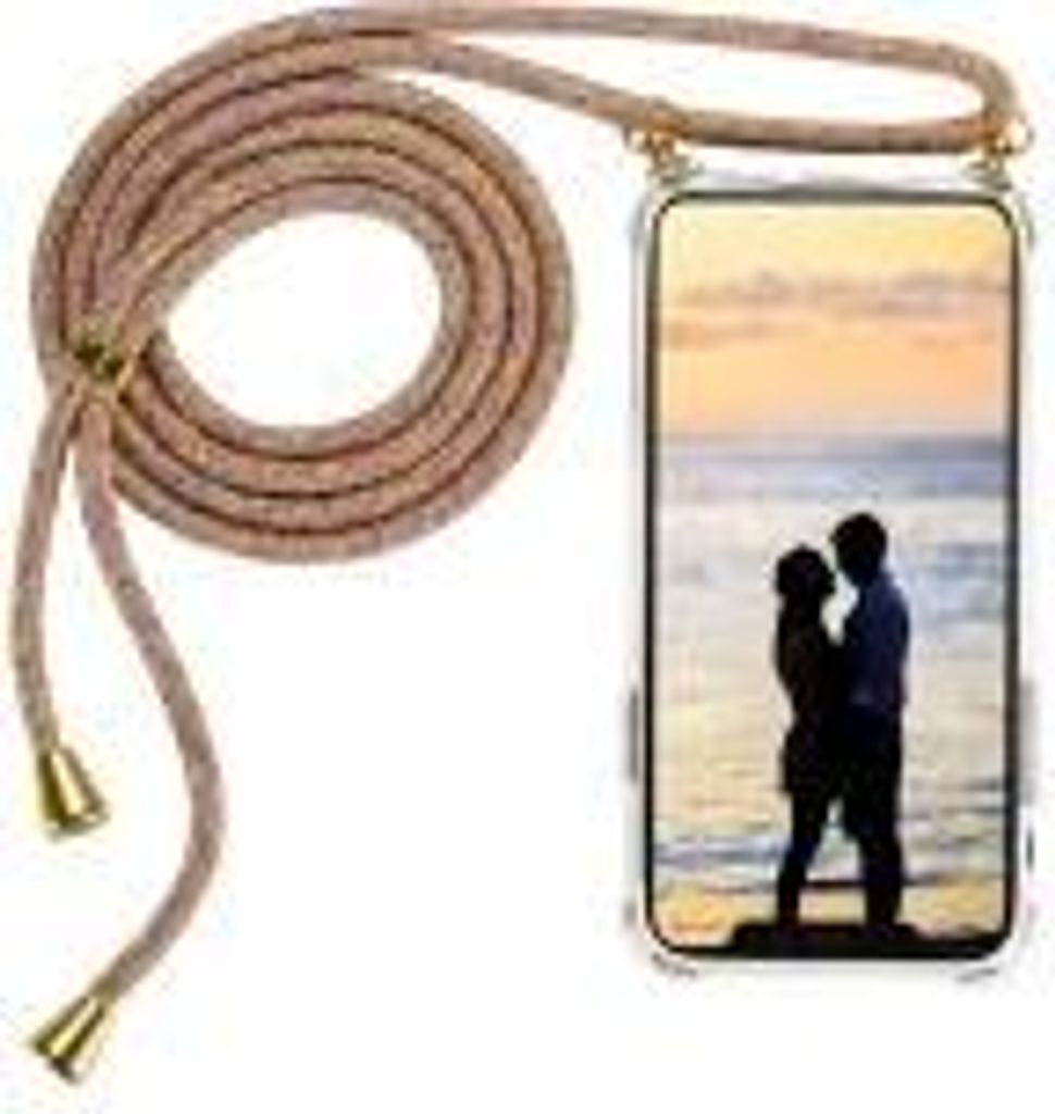 Huawei P20 Pro Kordel Case Gold + Seil Bunt