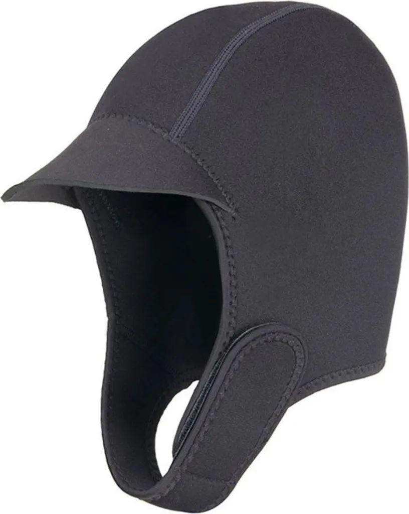 Cagoule de plongée souple INF en néoprène noir pour sport nautique