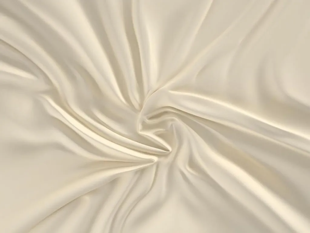 Lenzuolo di raso con elastico 200x200cm bianco sporco