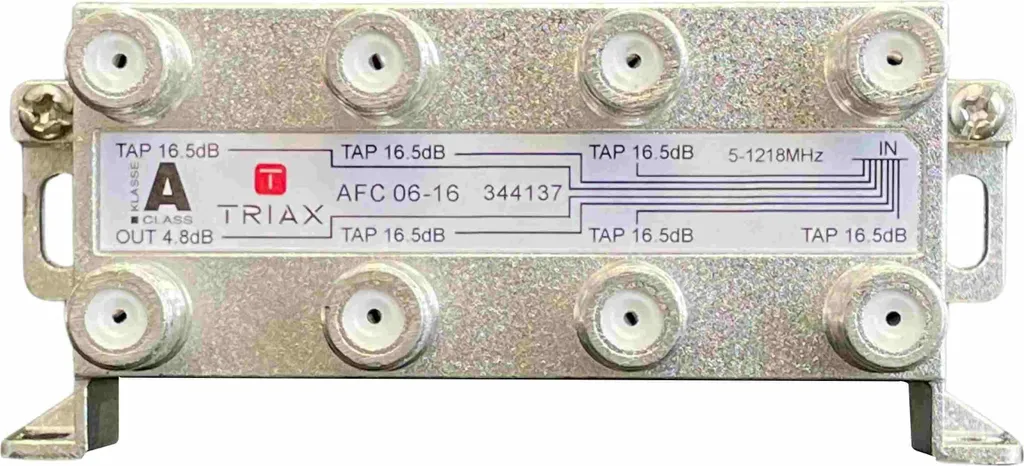 Dérivateur Triax 6 voies : fini les pertes de signal TV et interférences